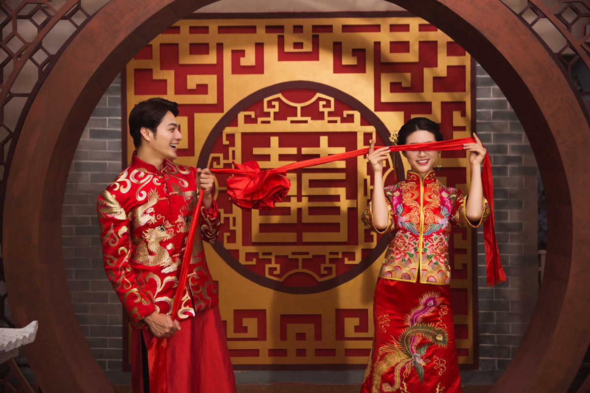 创意古装-北京北京蔓延视觉婚纱摄影-百合婚礼